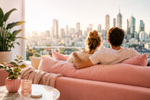 First home buyers in Melbourne watching the property market as investor lending falls in 2026
