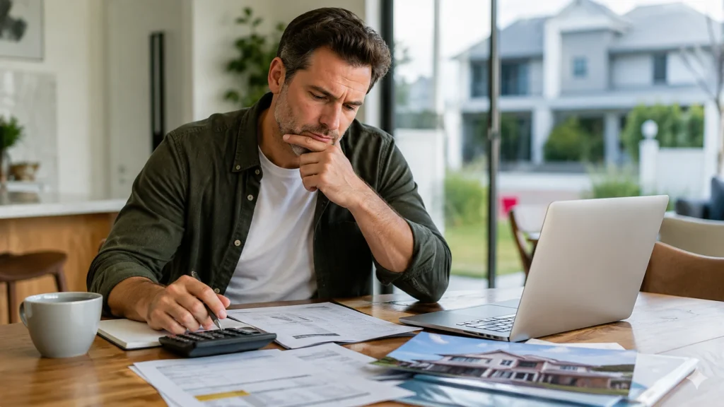 Australian property investor reviewing the financial impact of negative gearing changes