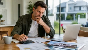 Australian property investor reviewing the financial impact of negative gearing changes