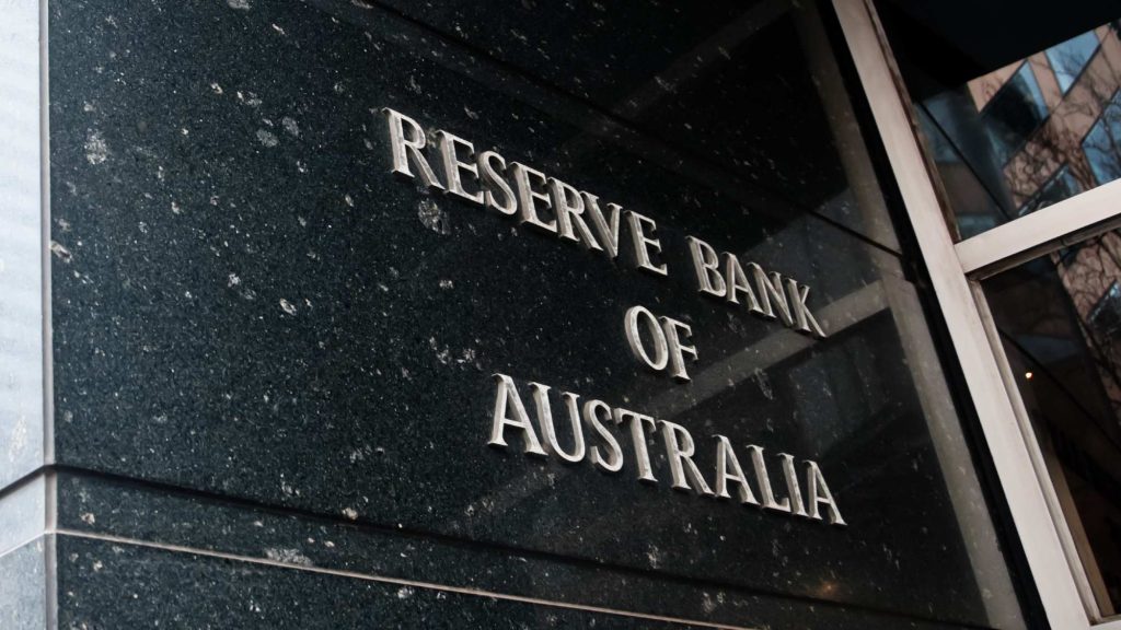 Reserve Bank of Australia sign as the RBA says households can shoulder higher rates