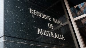 Reserve Bank of Australia sign as the RBA says households can shoulder higher rates